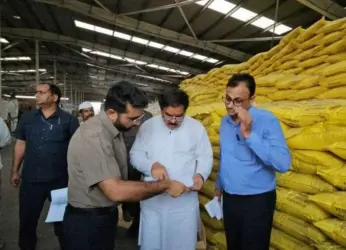483 metric tonnes of PDS rice seized at Vizag port