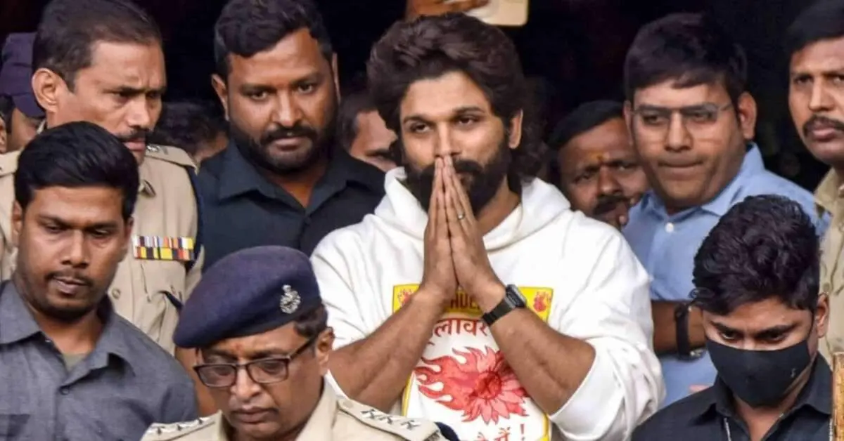 Actor Allu Arjun released from jail