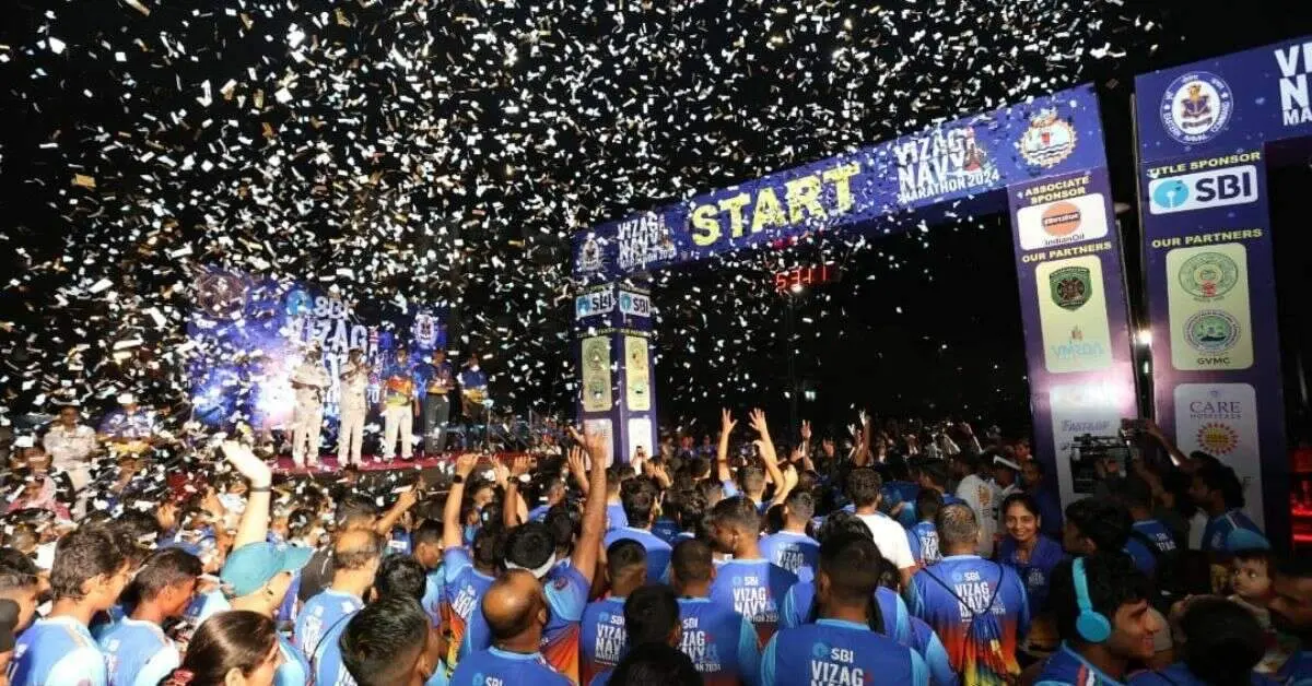 Checkout the key highlights of Navy Marathon in Visakhapatnam!