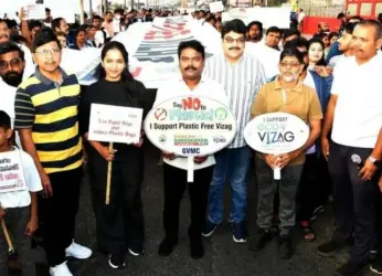 GVMC conducts a rally to make Vizag plastic free!