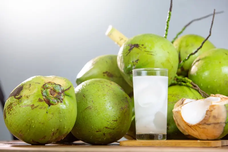 Coconut meat juice
