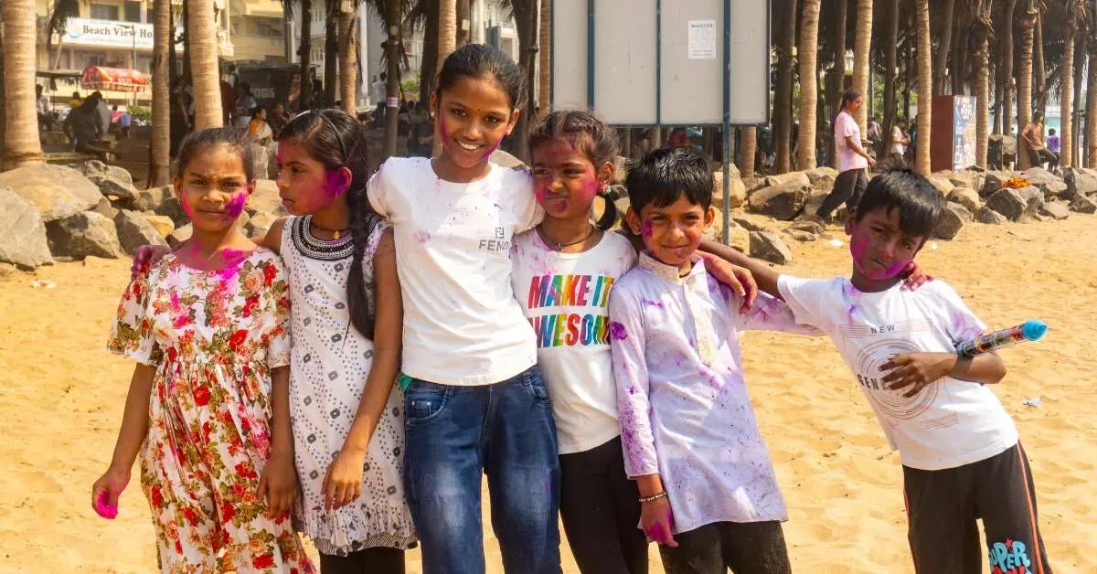 Visakhapatnam celebrates Holi with a 'splash' of colour at the beach; See pics!