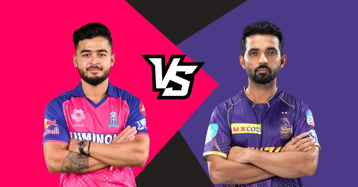 IPL predictions: KKR vs RR Predicted Playing 11 and Pitch Report  