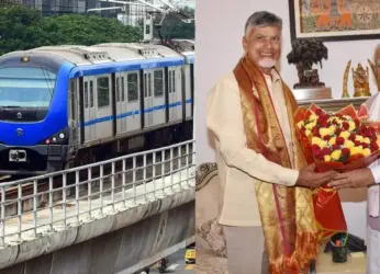 CM Chandrababu Naidu seeks 100% central assistance for metro rail projects for Vizag and Vijayawada.