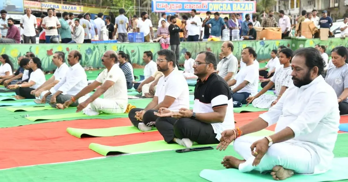 Visakhapatnam kicks off month-long YogAndhra campaign ahead of International Yoga Day