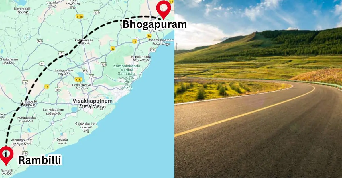 AP Govt to Build Semi-Ring Road Around Vizag Connecting Bhogapuram and Rambilli