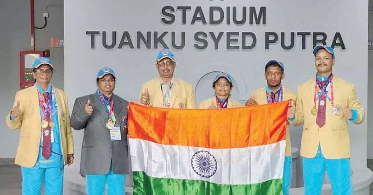 Veteran Athletics Association of Visakhapatnam secured 11 medals in Malaysia