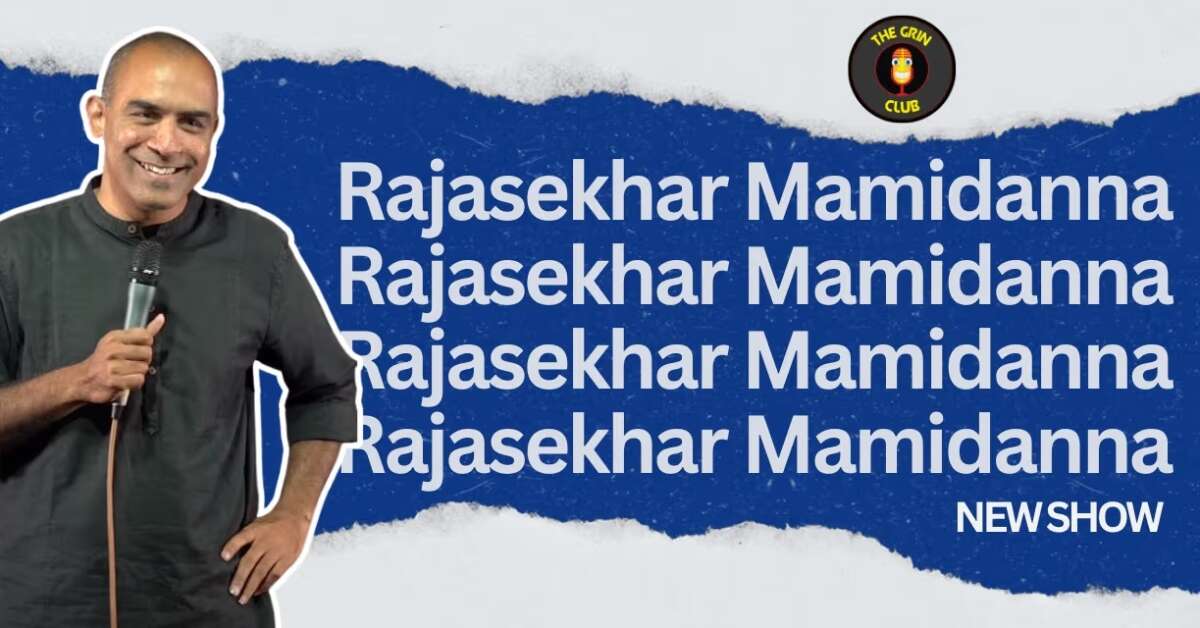 Rajasekhar Mamidanna returns to Vizag with a new stand-up comedy show this Sunday!