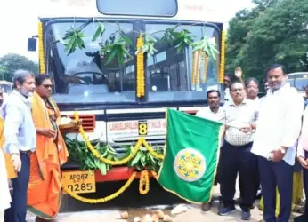 New RTC bus launched to Infosys IT Hills in Visakhapatnam