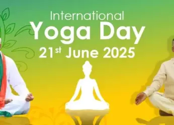 Beach road in Vizag gets decked up for huge yoga gathering