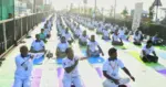 Lakhs gather to do Yoga by the beach in Visakhapatnam; See pics!
