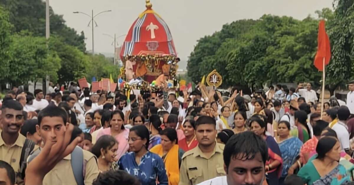 Devotional fervour marks Jagannath Rath Yatra in Vizag