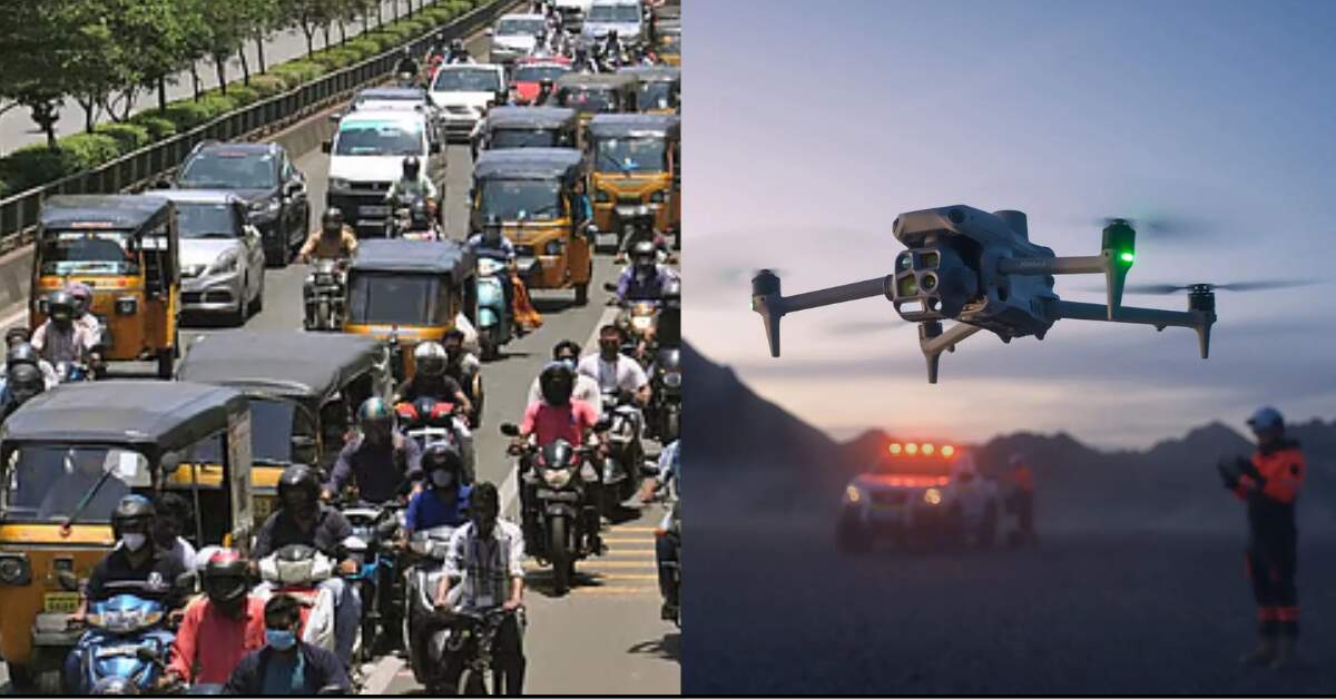 AI Traffic Management System and Drone Patrols under implementation in VIsakhapatnam