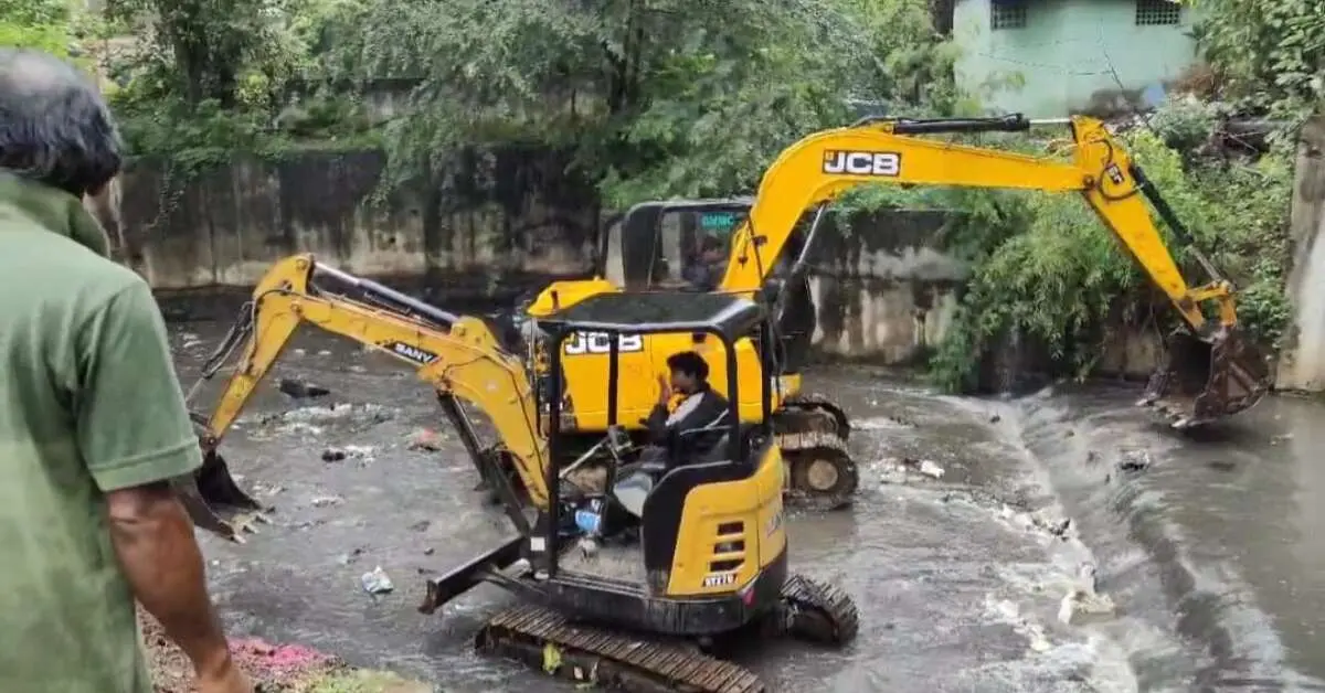 Man dies after getting trapped in drainage water in Visakhapatnam