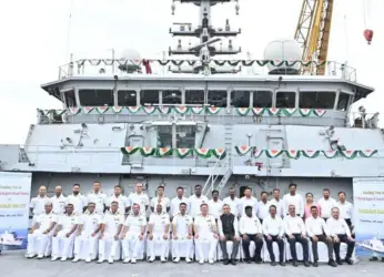Indian Navy gets first indigenous diving support vessel INS Nistar in Visakhapatnam