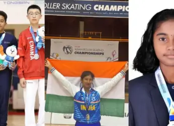 Kids from Vizag win big at 20th Asian Roller Skating Championships