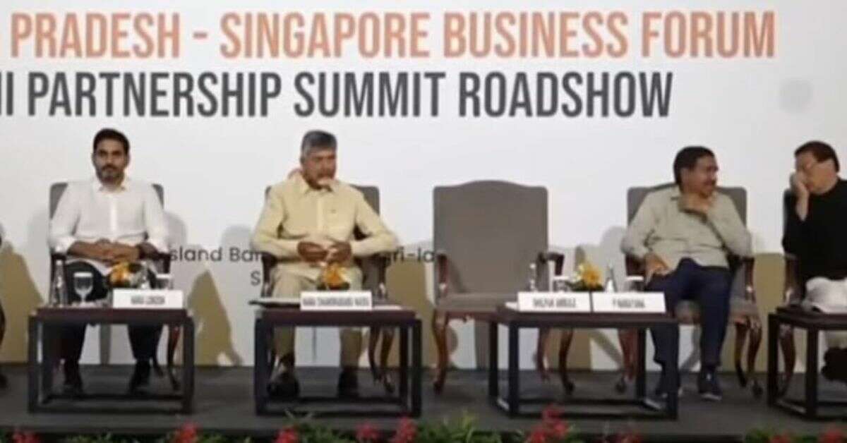 CM invites industrialists in Singapore to Visakhapatnam meet