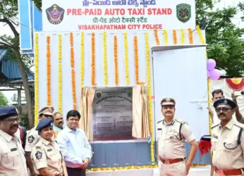 Prepaid Auto and Taxi Stand Inaugurated at Duvvada Railway Station