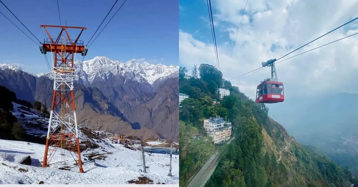 Loved the ropeway in Visakhapatnam? Check out 6 other stunning ropeways in India