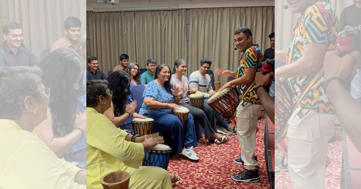 First-ever Djembe drum circle event held in Visakhapatnam