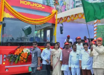 CM launches double-decker Hop-on Hop-off tourism buses in Visakhapatnam