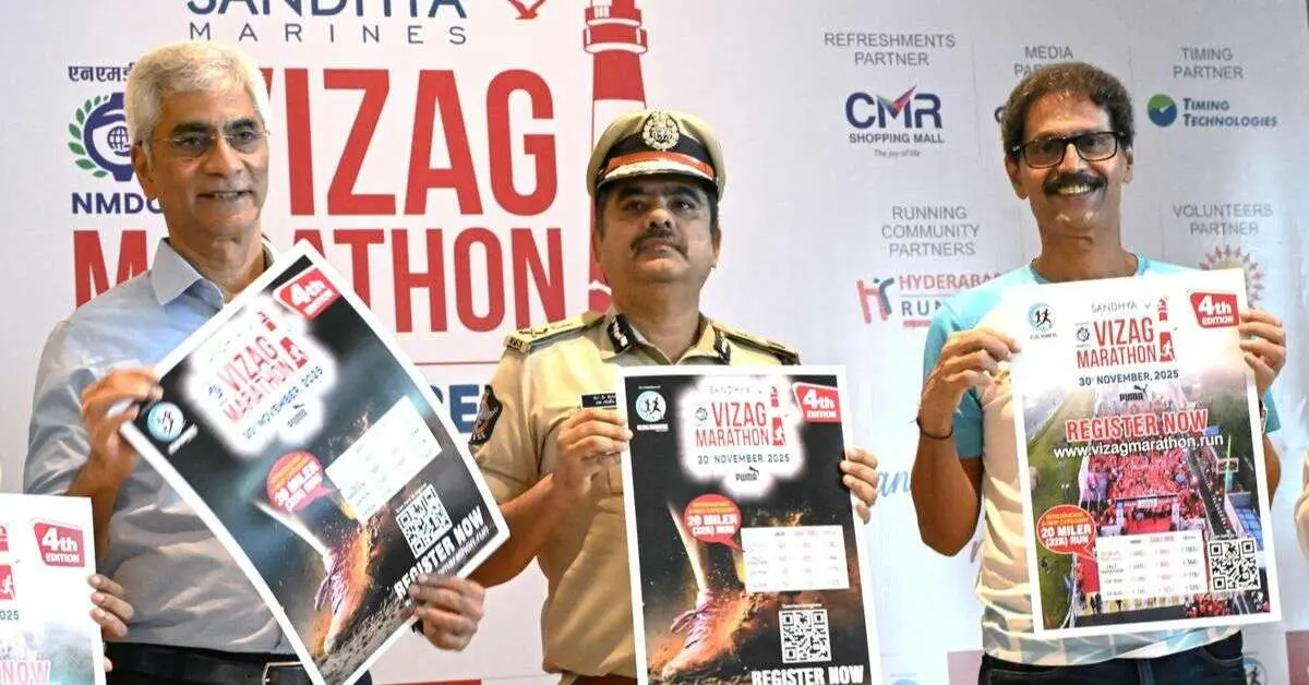 Vizag marathon 2025 poster unveiled: Everything you need to know