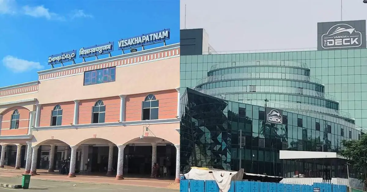 The South Coast Railway Zonal Office to Begin Operations from VMRDA Deck Building