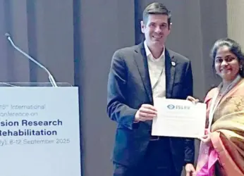 Optometry expert from Vizag takes part in global meet