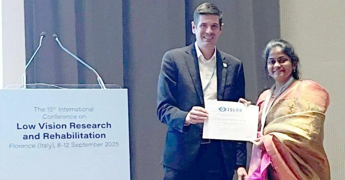 Optometry expert from Vizag participates in International Conference