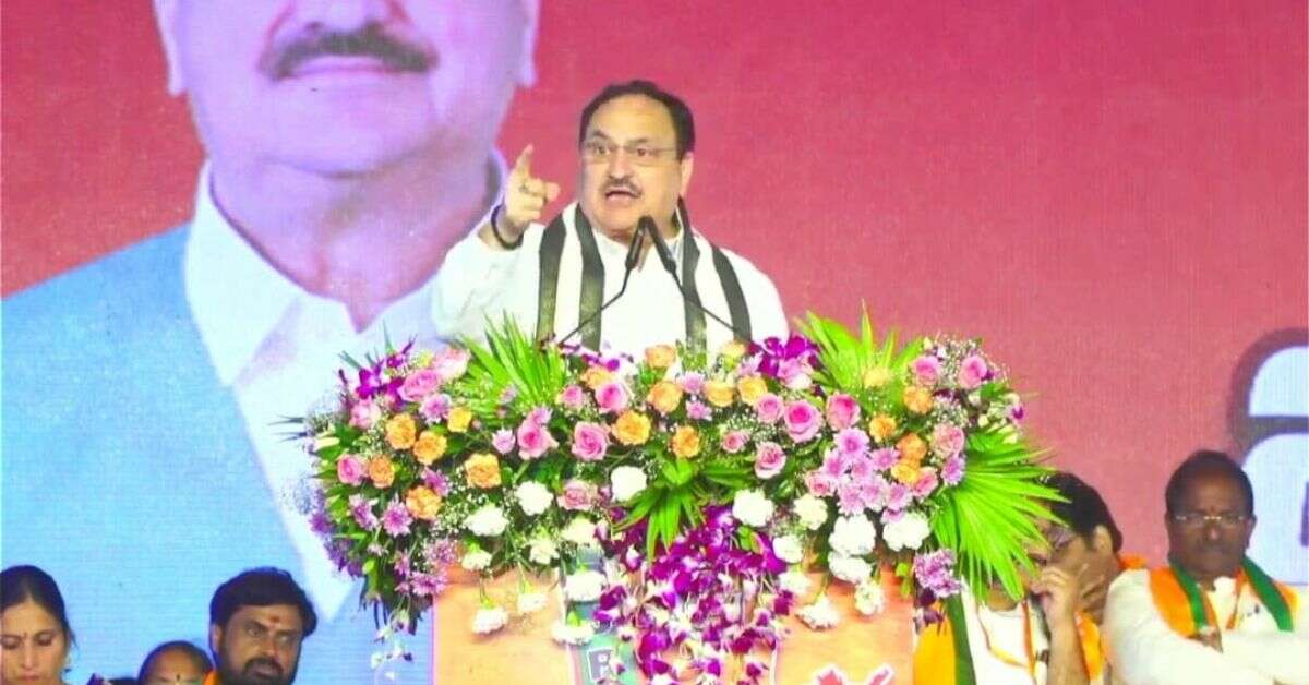 Andhra Pradesh moving towards growth, says BJP chief J P Nadda