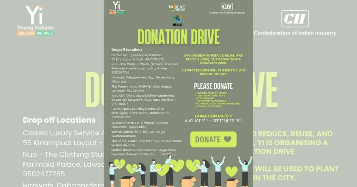 Searching for unique thrifts? Then visit Yi Vizag Annual Thrift Sale 2025!