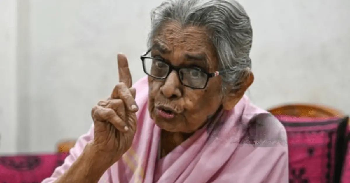 Image of Professor Chilukuri Santhamma | image Credit: Noah Seelum