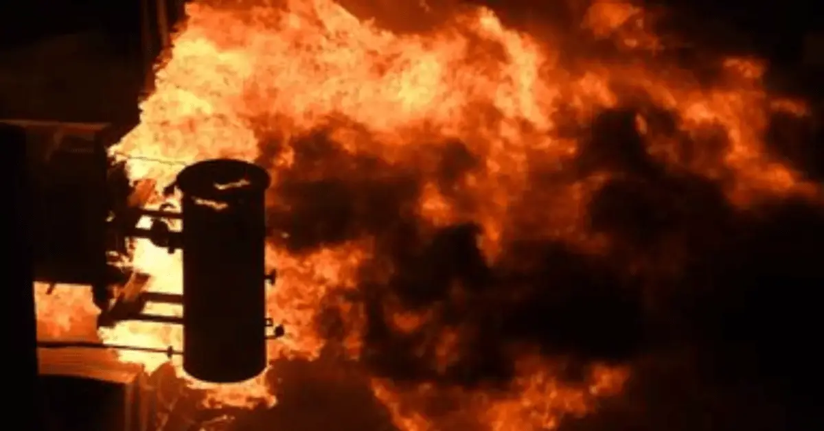 Vizag Fire Incident: lightning Strikes at East India Petroleum Limited