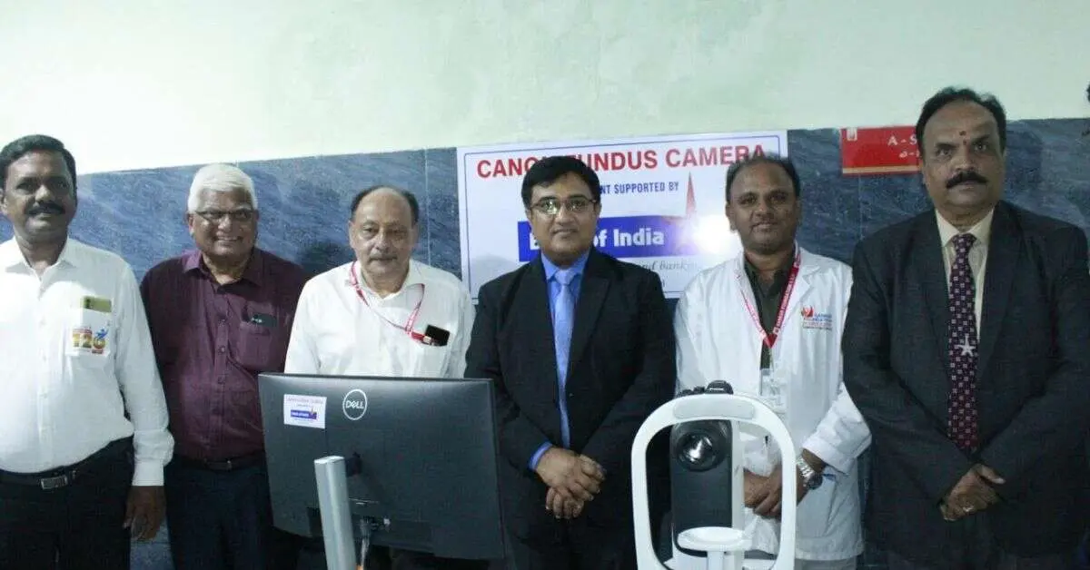 Bank of India CSR: Fundus Camera Donated to Sankar Foundation
