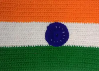 SHE takes patriotic route to enter record book