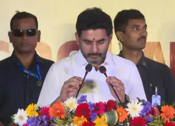 Lokesh performs bhoomi puja for WTC, other projects in Vizag