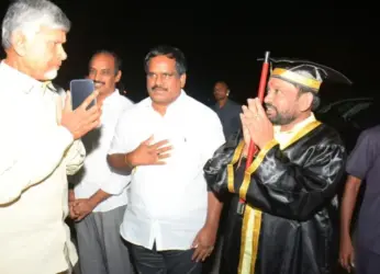 CM arrives in Vizag ahead of CII summit