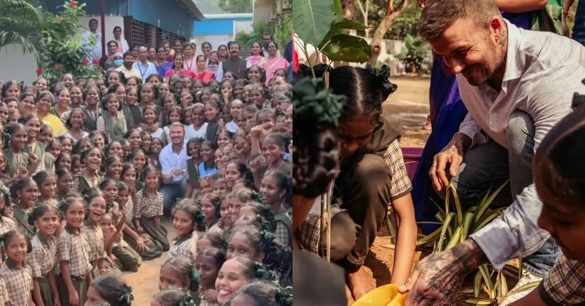 David Beckham in Vizag: Celebrates innovation & learning at local school