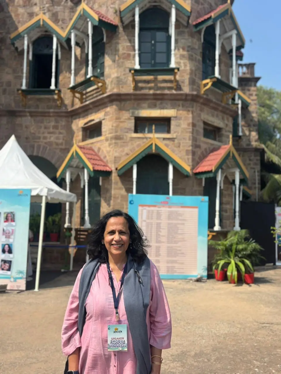 Shobha Tharoor Srinivasan at Vizag Junior Lit Fest