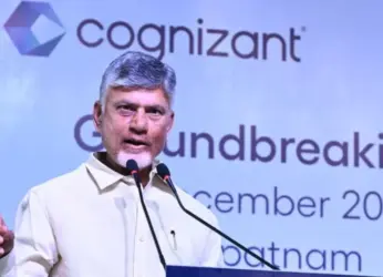 CM Chandra Babu Naidu addresses gathering at Cognizant groundbreaking ceremony, CEO Ravi Kumar calls it homecoming.