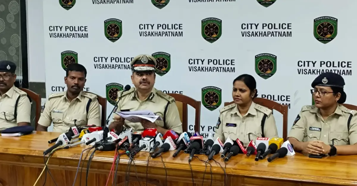 Overall crime rate in Vizag comes down in 2025: CP
