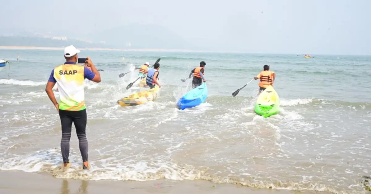 Visakha Utsav Kayaking Competitions Inaugurated at Rushikonda