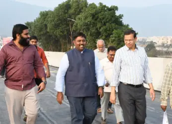 NAD Flyover Project Inspection in Visakhapatnam and Traffic Regulations