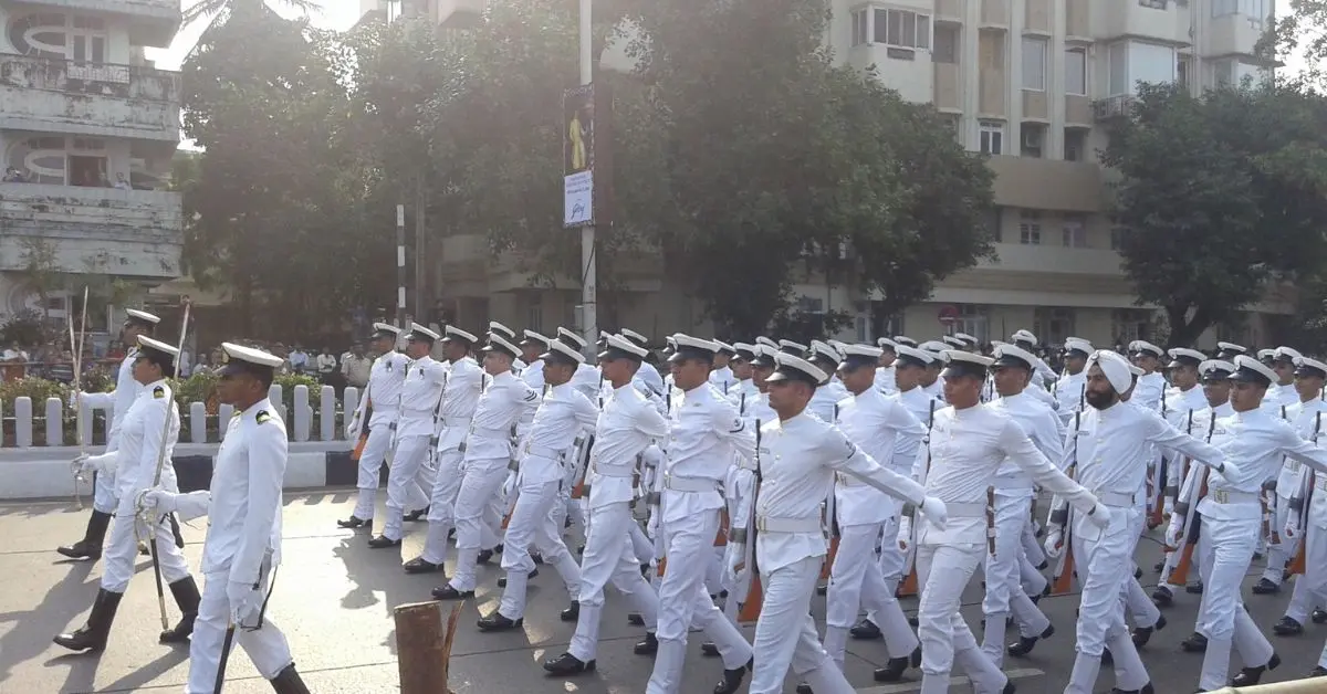 Vizag hosts ENC Republic day parade reviewed by Vice Admiral