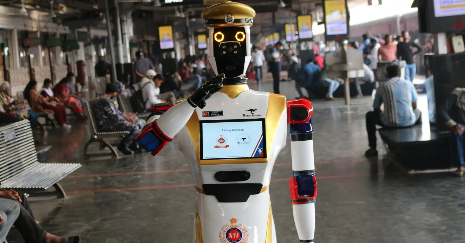 Visakhapatnam Railway Station Security Boosted by AI Robot