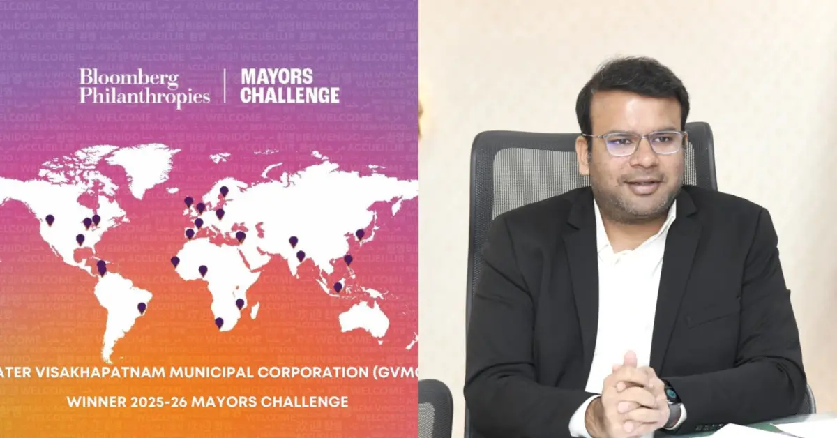Visakhapatnam Wins Bloomberg Mayors Challenge Grant