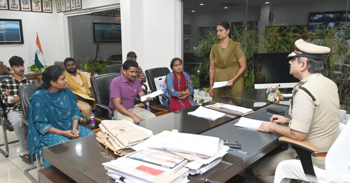 Public Grievance Redressal System in Visakhapatnam receives 105 complaints