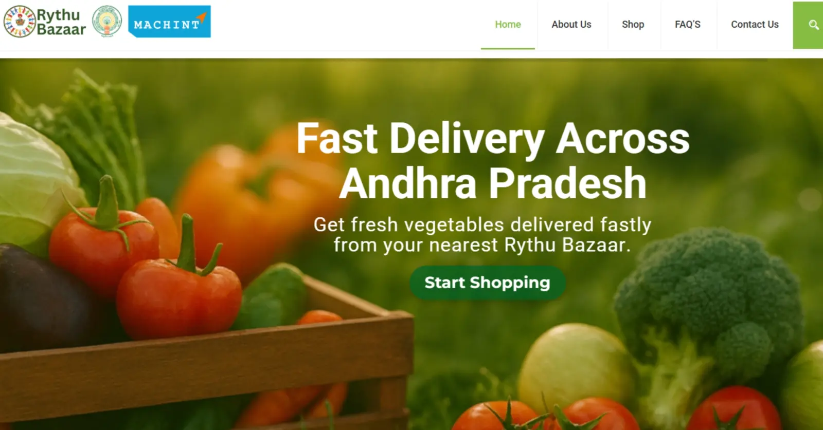 Did you know? Rythu Bazar online delivery lets you order fresh vegetables!