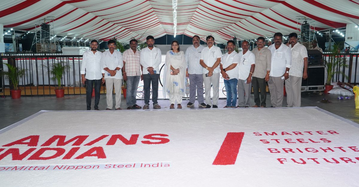 ArcelorMittal Nippon Steel Plant foundation today