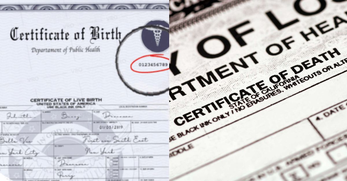 Birth and Death Certificates Only at GVMC Offices